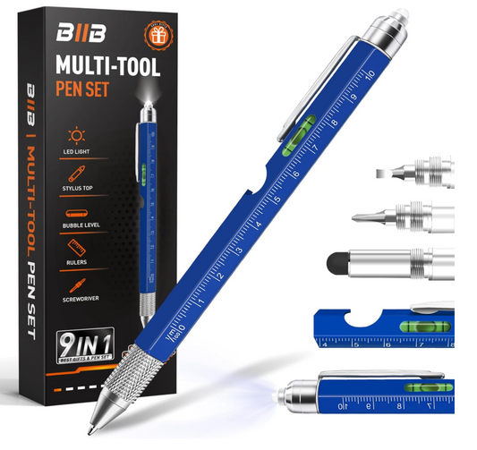 Men's 9 in 1 Multitool Pen Gadgets 4 Colors