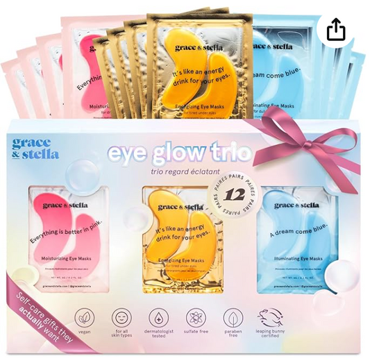 Award Winning Under Eye Patches (12 pairs) Eye Masks For Puffy Eyes & Dark Circles