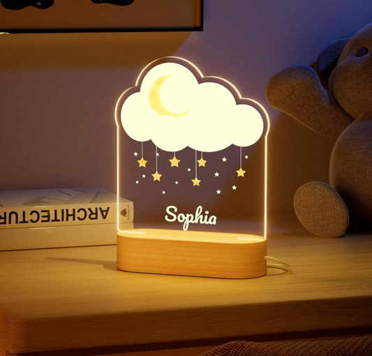 Personalized Name Lamp Night Light Changing To 7 Colors