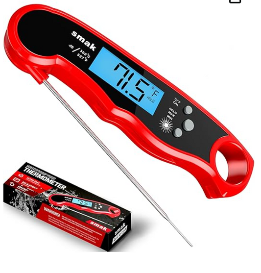 Digital Instant Read Meat Thermometer Waterproof 6 Colors